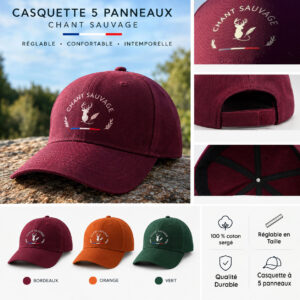 CASQUETTE CHANT SAUVAGE